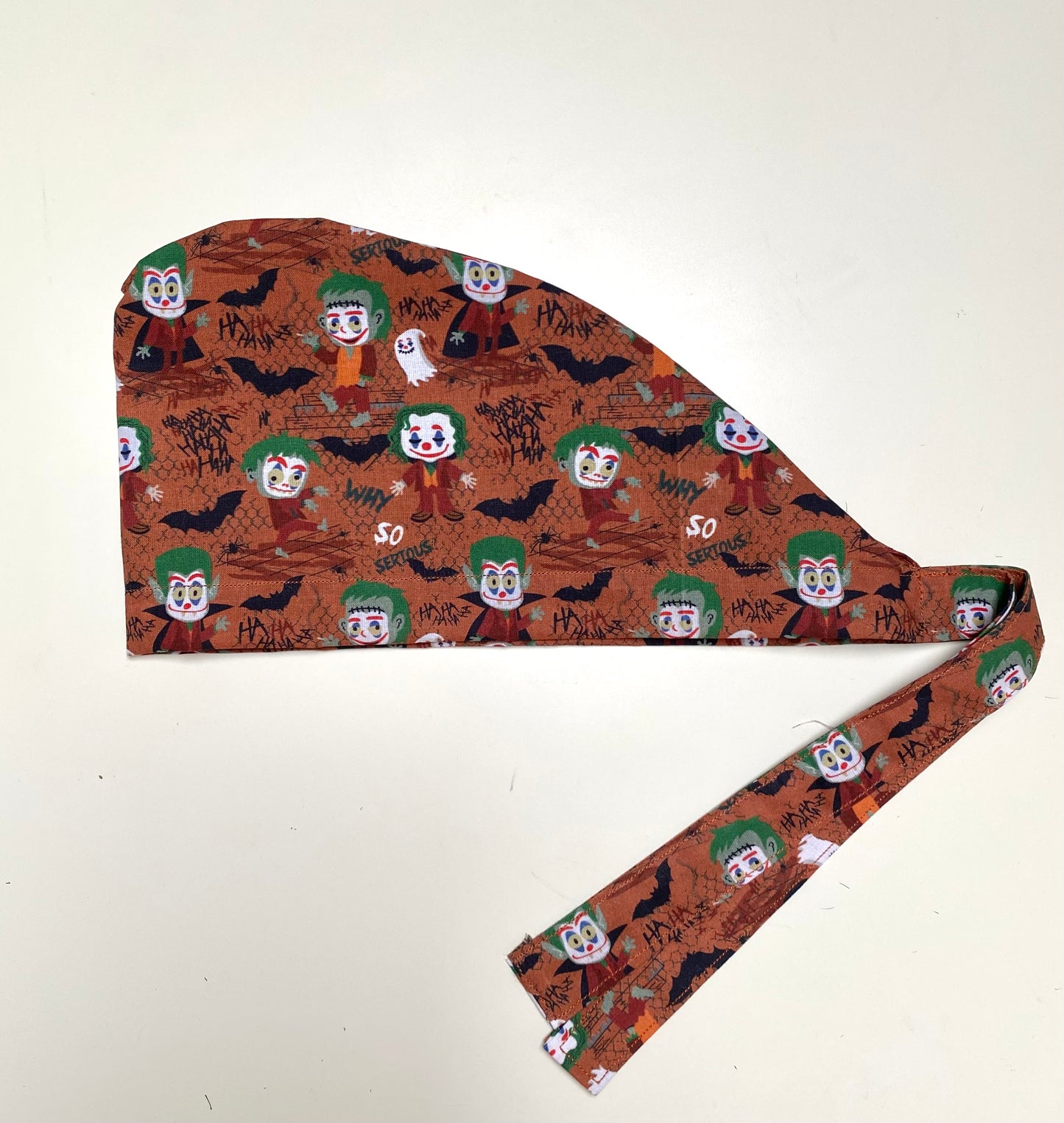Calot de bloc opératoire en tissu - Halloween Joker x Frankenstein