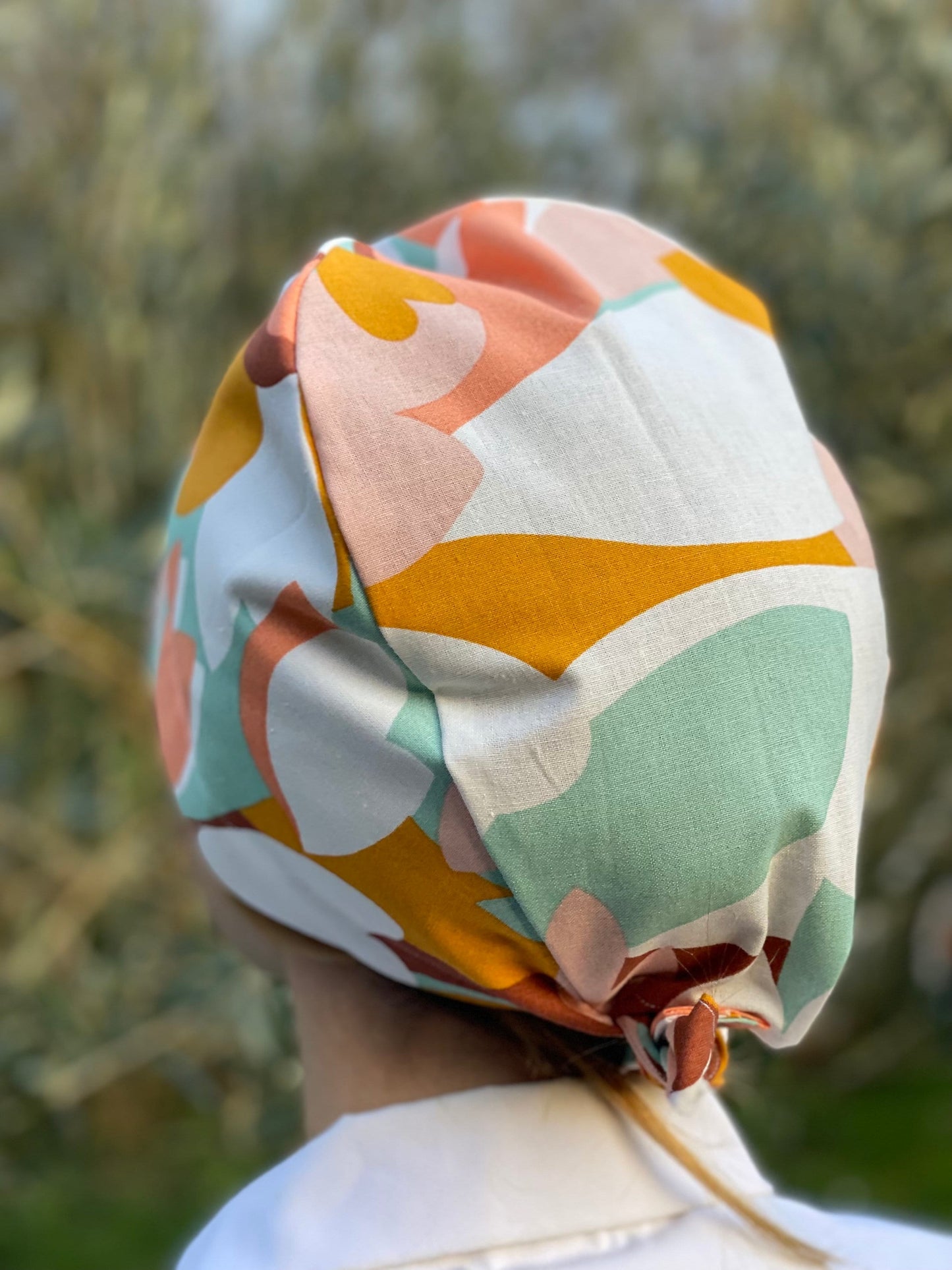 Calot de bloc opératoire en tissu percale KLO