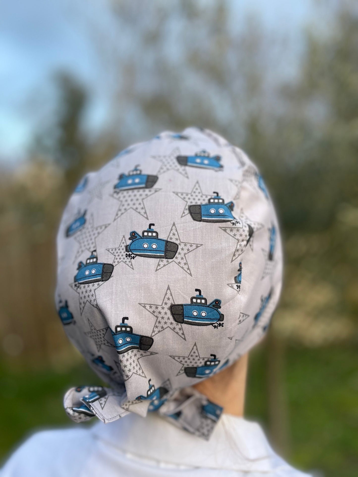 Calot de bloc opératoire en tissu sous marins KLO